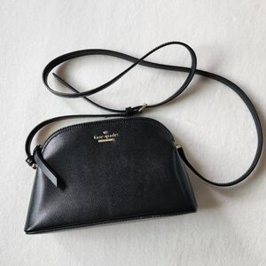 Kate Spade Black Crossbody Bag with Gold Hardware